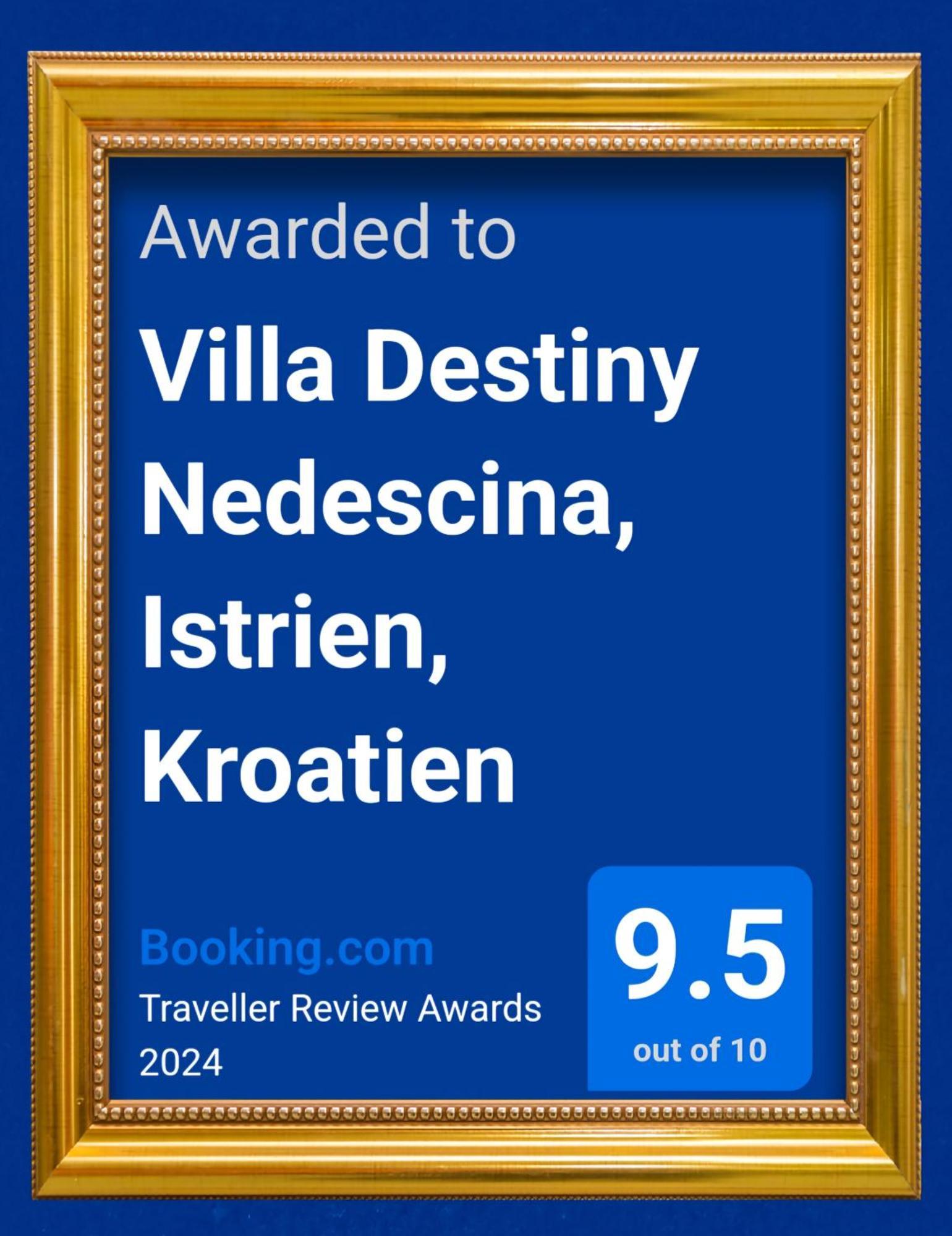 Villa Destiny Nedescina, Istrien, Kroatien Eksteriør bilde