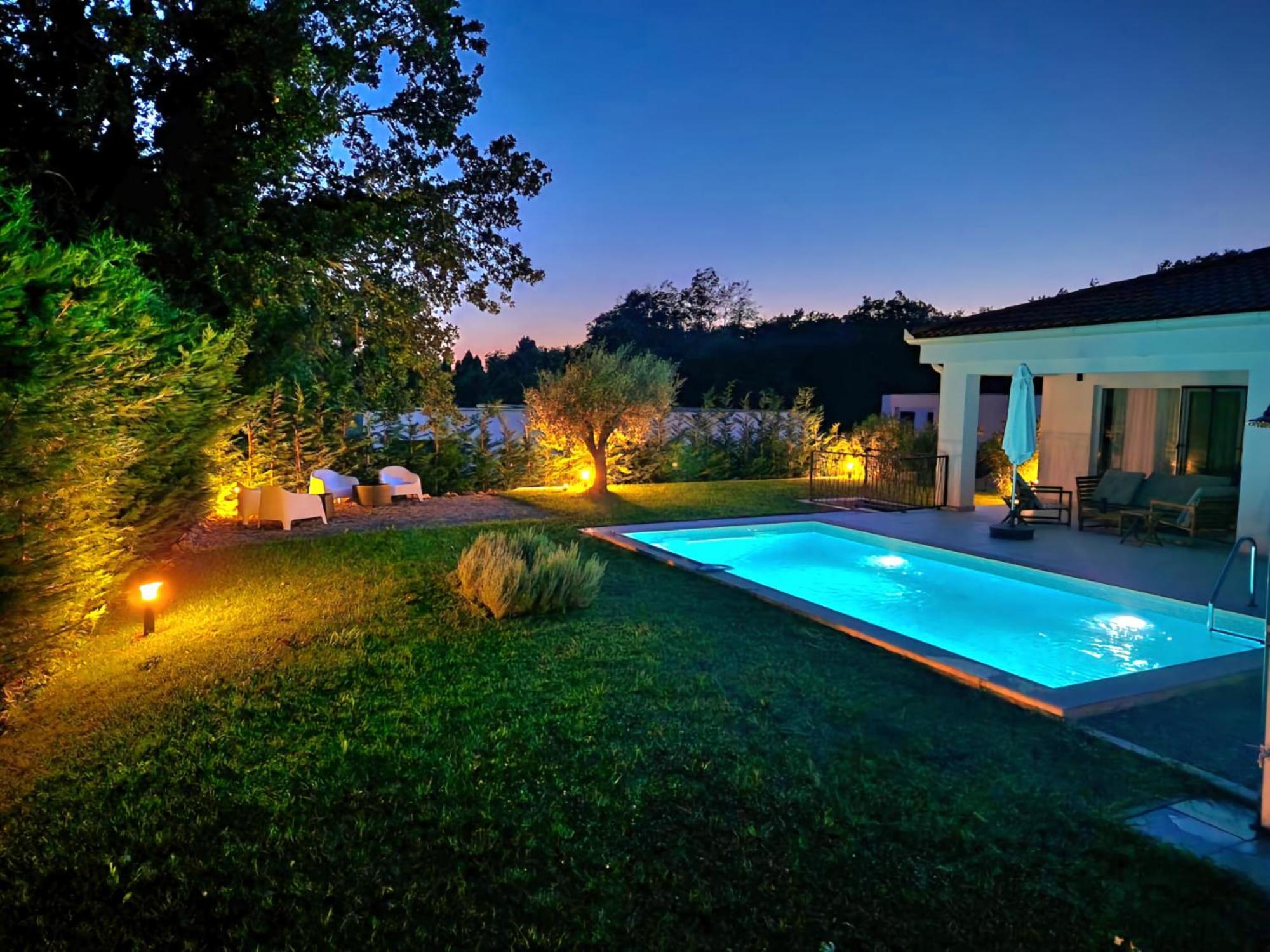 Villa Destiny Nedescina, Istrien, Kroatien Eksteriør bilde